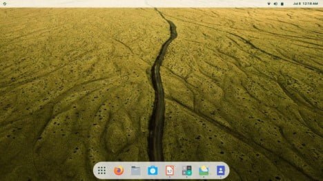 چیدمان های اوبونتو و مک در zorin.