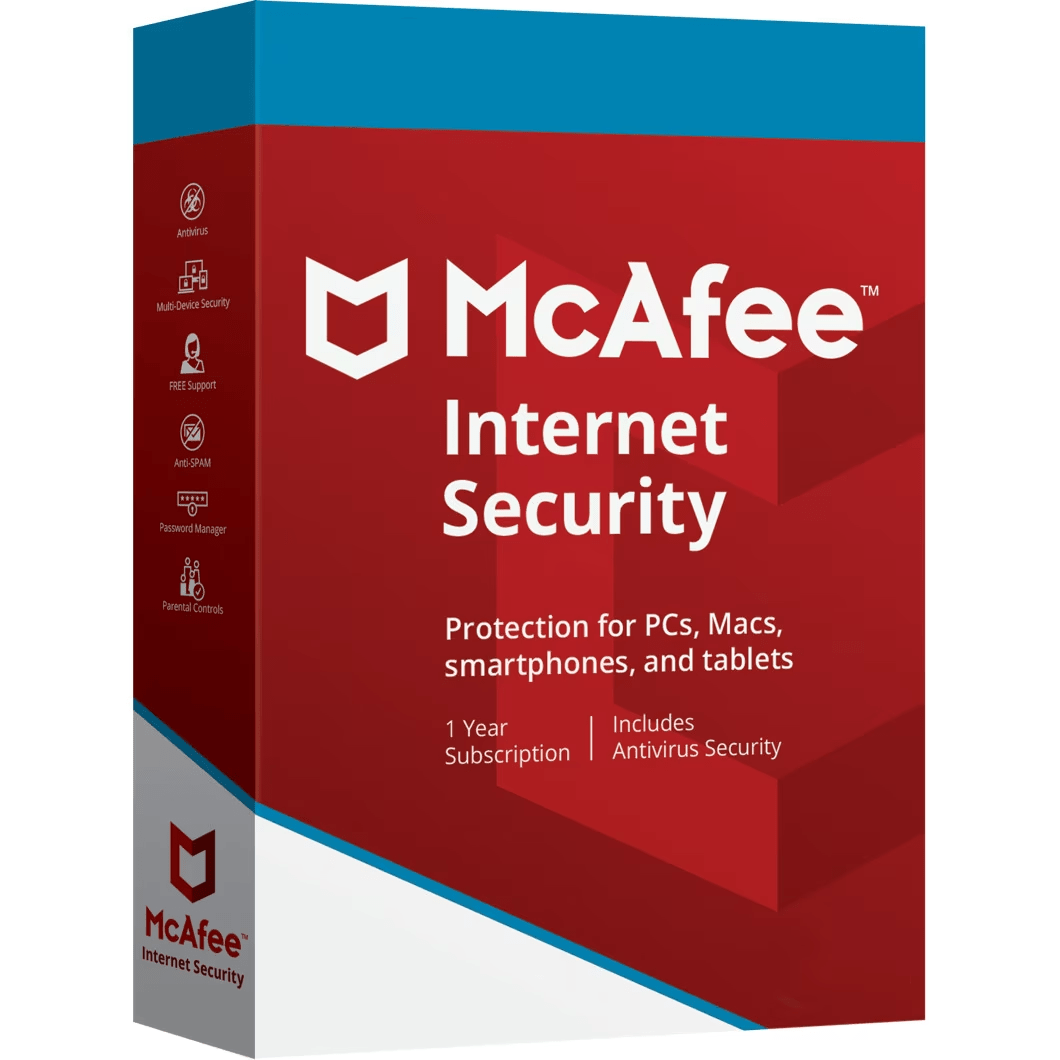 بسته بندی آنتی ویروس McAfee