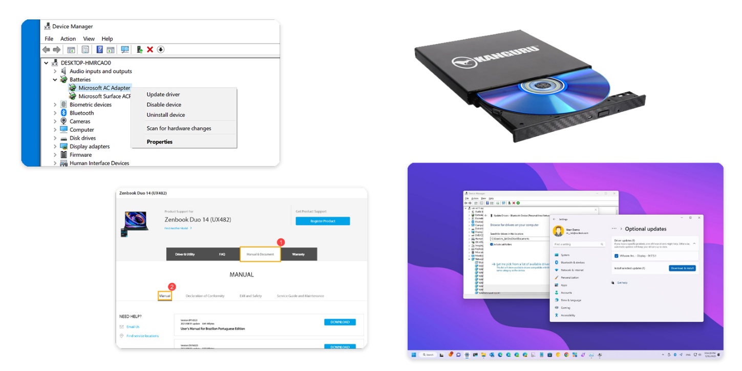 آشنایی با روش‌های نصب درایورها