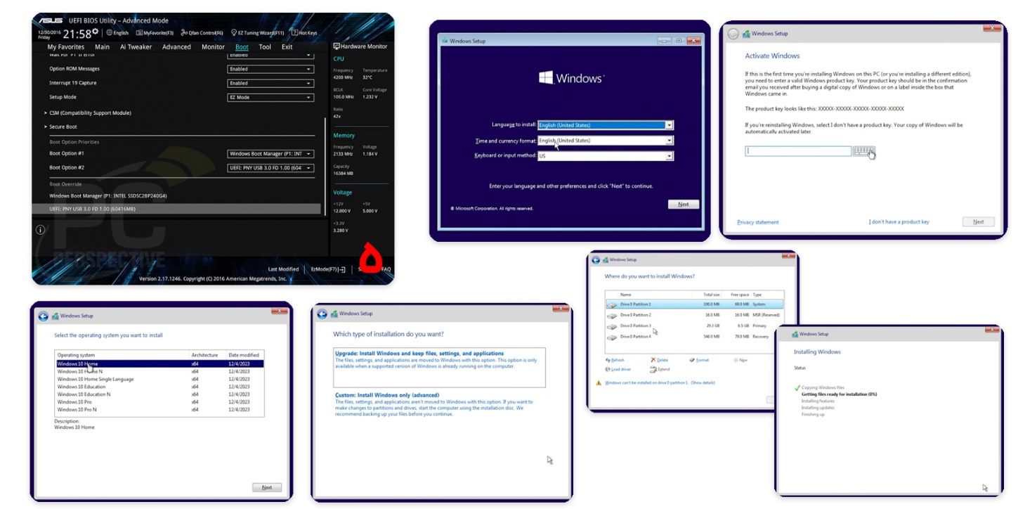 بوتیبل کردن و نصب ویندوز 10 – قسمت سوم